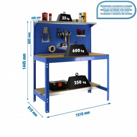 SIMONWORK BT3 1500 AZUL/MADERA