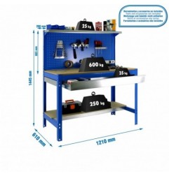 SIMONWORK BT3 BOX 1200 AZUL/MADERA