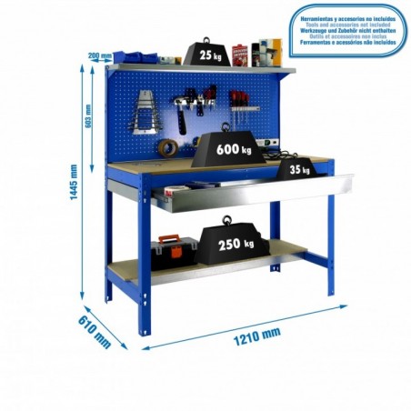 SIMONWORK BT3 BOX 1200 AZUL/MADERA