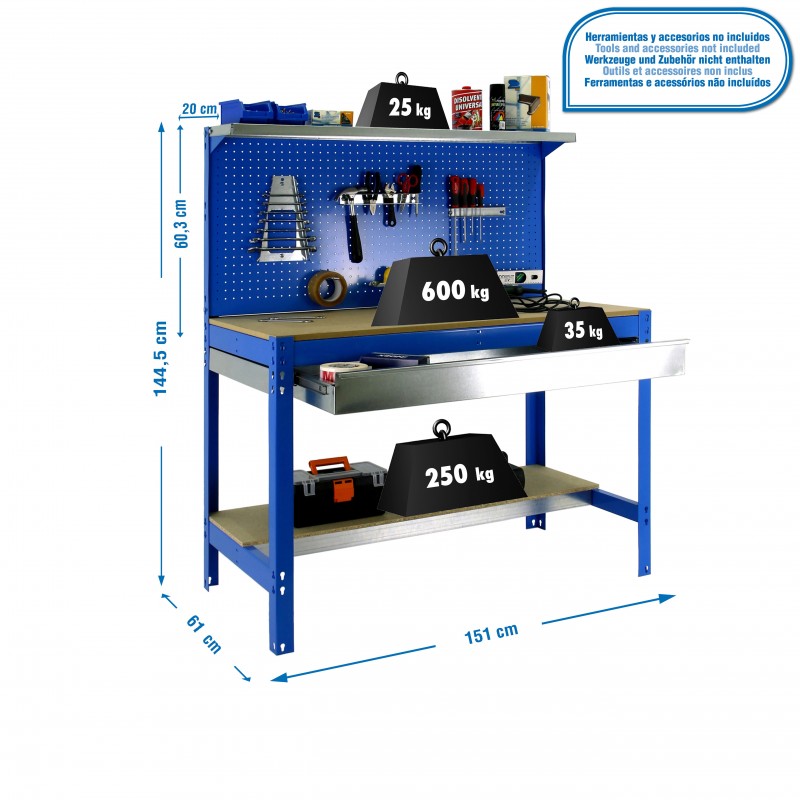SIMONWORK BT3 BOX 1500 AZUL/MADERA