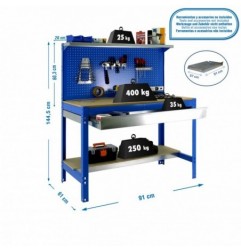SIMONWORK BT3 BOX 900 AZUL/MADERA