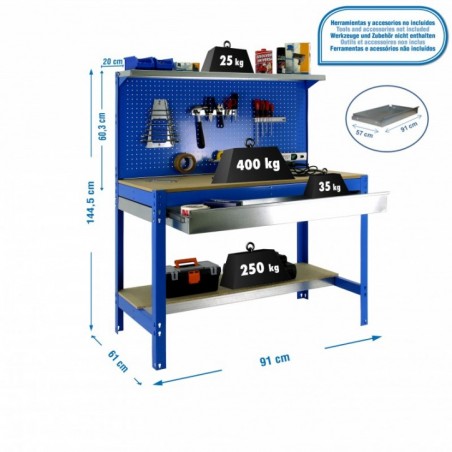 SIMONWORK BT3 BOX 900 AZUL/MADERA