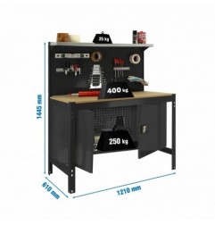 SIMONWORK BT3 CABINET 1200 ANTRACITA/MADERA