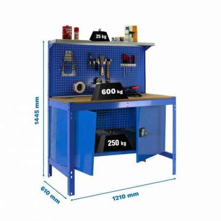SIMONWORK BT3 CABINET 1200 AZUL/MADERA