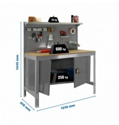SIMONWORK BT3 CABINET 1200 GRIS/MADERA