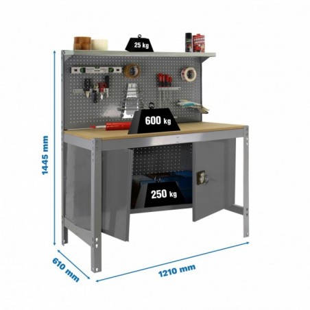 SIMONWORK BT3 CABINET 1200 GRIS/MADERA