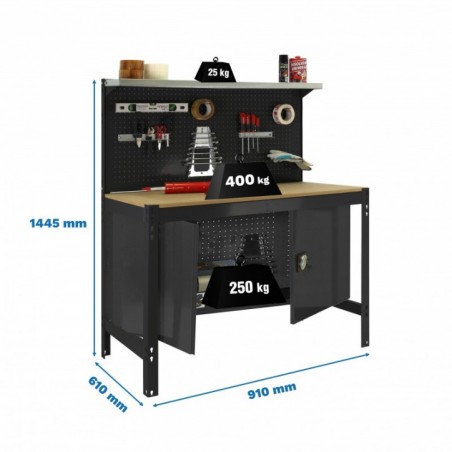 SIMONWORK BT3 CABINET 900 ANTRACITA/MADERA