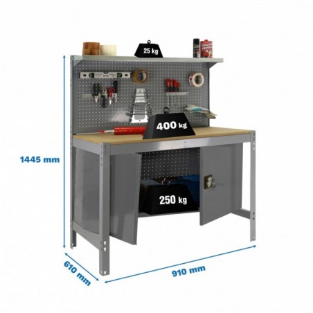 SIMONWORK BT3 CABINET 900 GRIS/MADERA