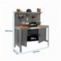 SIMONWORK BT3 CABINET 900 GRIS/MADERA