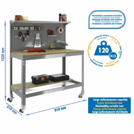 SIMONWORK MOBILE BT3 900 GRIS/MADERA