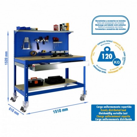 SIMONWORK MOBILE BT3 BOX 1500 AZUL/MADERA