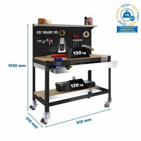 SIMONWORK MOBILE BT3 BOX 900 ANTRACITA/MADERA