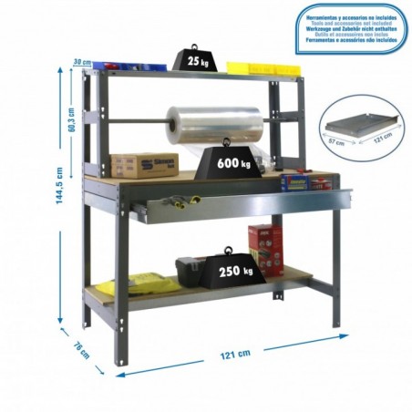 SIMONWORK BT4 BOX 1200 GRIS/MADERA