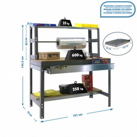 SIMONWORK BT4 BOX 1500 GRIS/MADERA