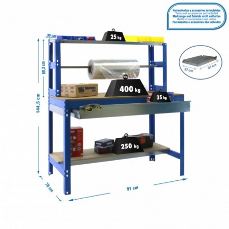 SIMONWORK BT4 BOX 900 AZUL/MADERA