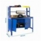 SIMONWORK BT4 CABINET 1200 AZUL/MADERA