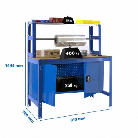 SIMONWORK BT4 CABINET 900 AZUL/MADERA