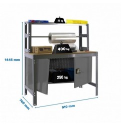 SIMONWORK BT4 CABINET 900 GRIS/MADERA