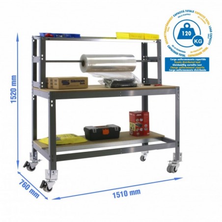 SIMONWORK MOBILE BT4 1500 GRIS/MADERA