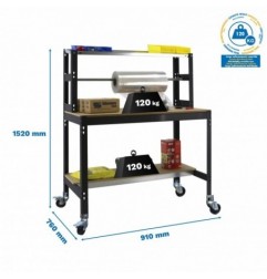 SIMONWORK MOBILE BT4 900 ANTRACITA/MADERA
