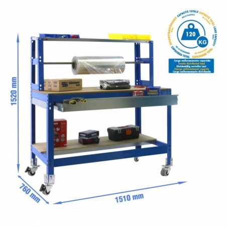 SIMONWORK MOBILE BT4 BOX 1500 AZUL/MADERA