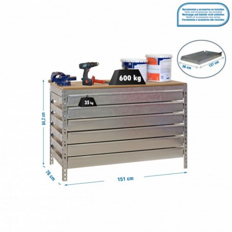 SIMONWORK BT5 BOX6 1500 GALVA/MADERA