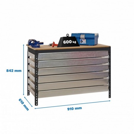 SIMONWORK BT5 BOX6 900 ANTRACITA/MADERA
