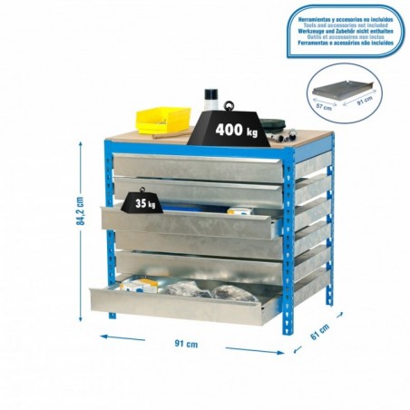 SIMONWORK BT5 BOX6 900 AZUL/MADERA