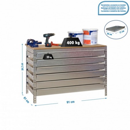 SIMONWORK BT5 BOX6 900 GALVA/MADERA
