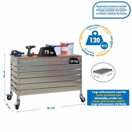 SIMONWORK MOBILE BT5 BOX6 900 GALVA/MADERA