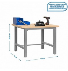 SIMONWORK BT6 MDF 1200x750 GRIS/MADERA