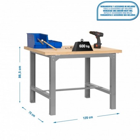 SIMONWORK BT6 MDF 1200x750 GRIS/MADERA