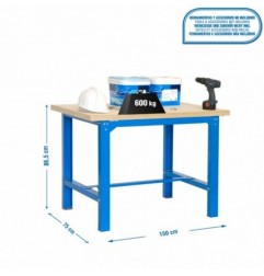 SIMONWORK BT6 MDF 1500x750 AZUL/MADERA