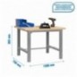 SIMONWORK BT6 MDF 1500x750 GRIS/MADERA