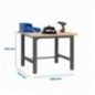 SIMONWORK BT6 MDF 1800x750 ANTRACITA/MADERA
