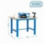 SIMONWORK BT6 MDF 1800x750 AZUL/MADERA