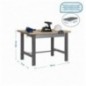 SIMONWORK BT6 MDF 1BOX 1800x750 GRIS/MADERA