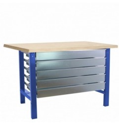 SIMONWORK BT6 MDF 5BOX 1800x750 AZUL/MADERA