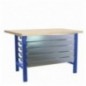 SIMONWORK BT6 MDF 5BOX 1800x750 AZUL/MADERA
