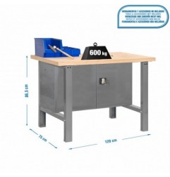 SIMONWORK BT6 MDF CABINET 1200 GRIS/MADERA