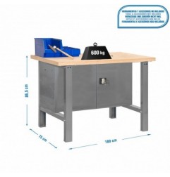 SIMONWORK BT6 MDF CABINET 1800 GRIS/MADERA