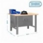 SIMONWORK BT6 MDF CABINET 1800 GRIS/MADERA