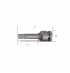 720ME 17 Vaso de impacto de 1/2&quot, con punta Allen