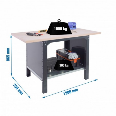SIMONWORK BT6 PRO LAMINATE 1200 ANTRACITA/HAYA