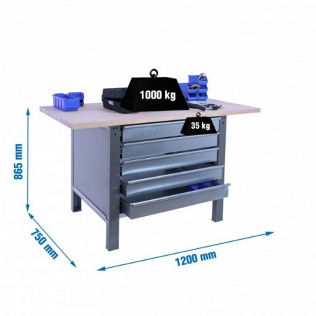 SIMONWORK BT6 PRO LAMINATE 5BOX 1200 GRIS/HAYA