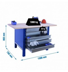 SIMONWORK BT6 PRO LAMINATE 5BOX 1500 AZUL/HAYA