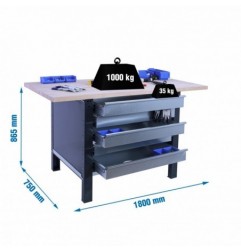 SIMONWORK BT6 PRO LAMINATE 5BOX 1800 ANTRACITA/HA