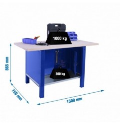 SIMONWORK BT6 PRO LAMINATE CABINET 1500 AZUL/HAYA