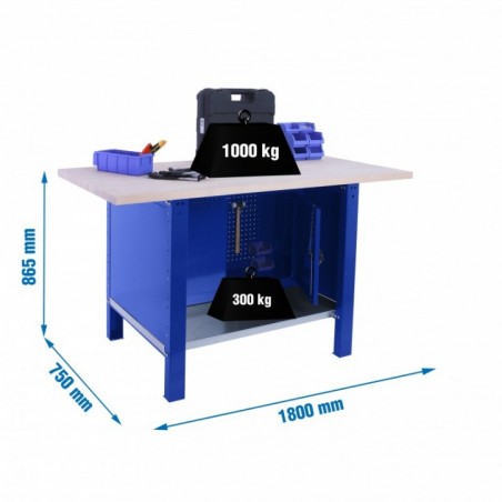 SIMONWORK BT6 PRO LAMINATE CABINET 1800 AZUL/HAYA