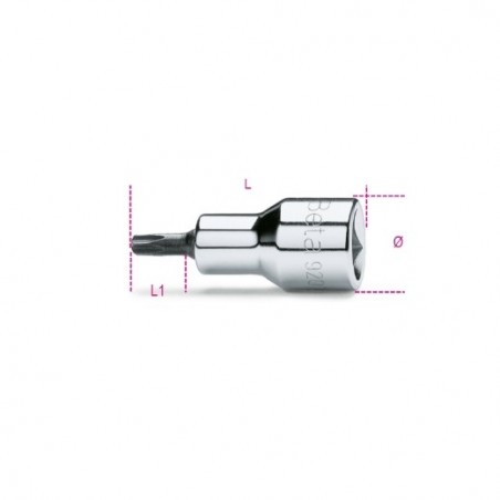 920RTX 30 Vaso de 1/2&quot, con punta Tamper Resistant Torx&reg,, cromado